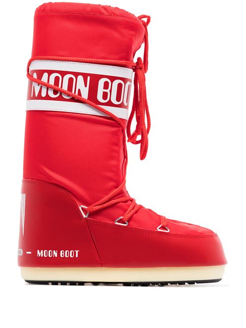 Icon rosso in nylon Moon Boot | 1400440D001